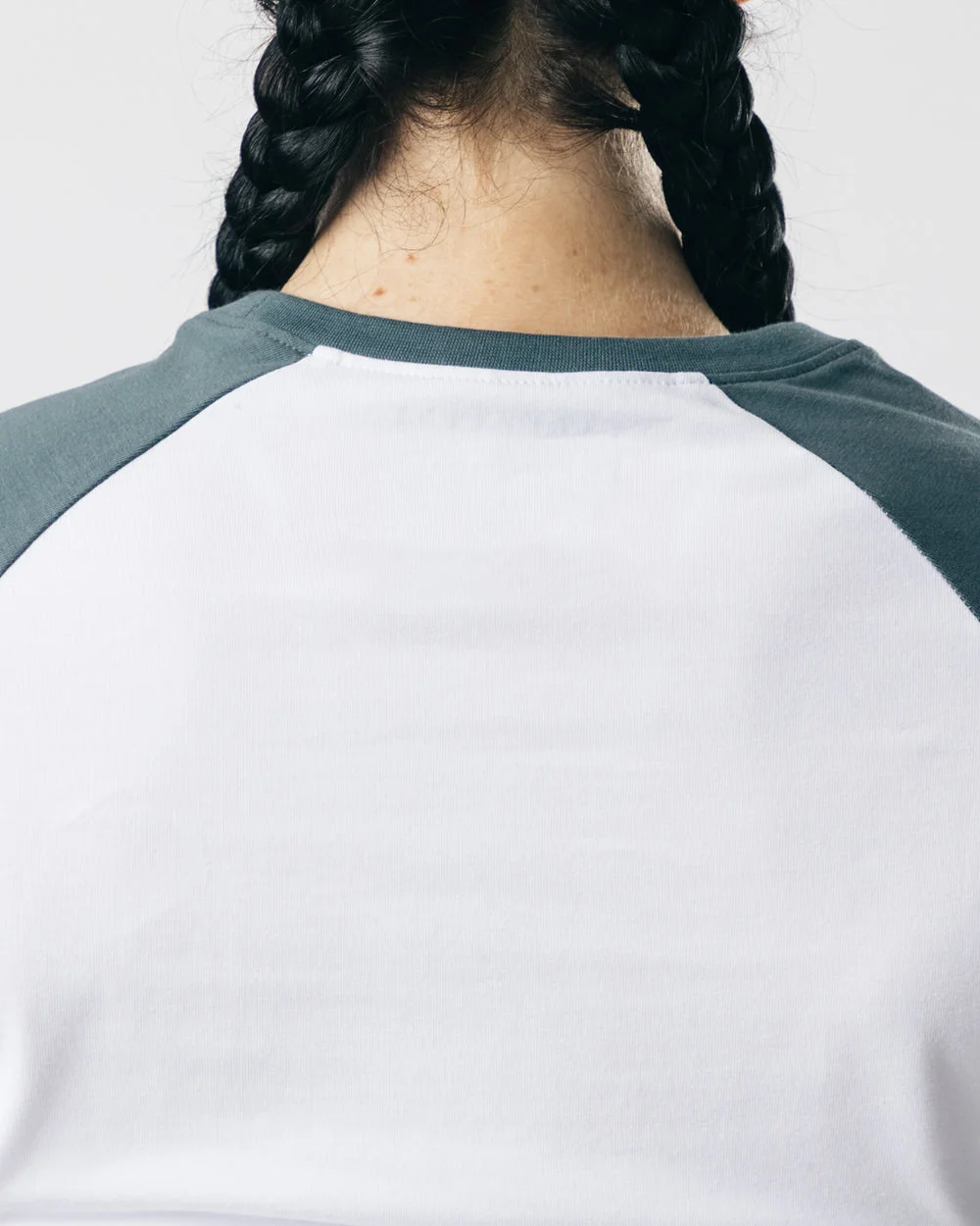 High Quality 100% Combed Cotton Jersey Three Quarter  Sleeve Raglan Sleeves Style T Shirt For Women