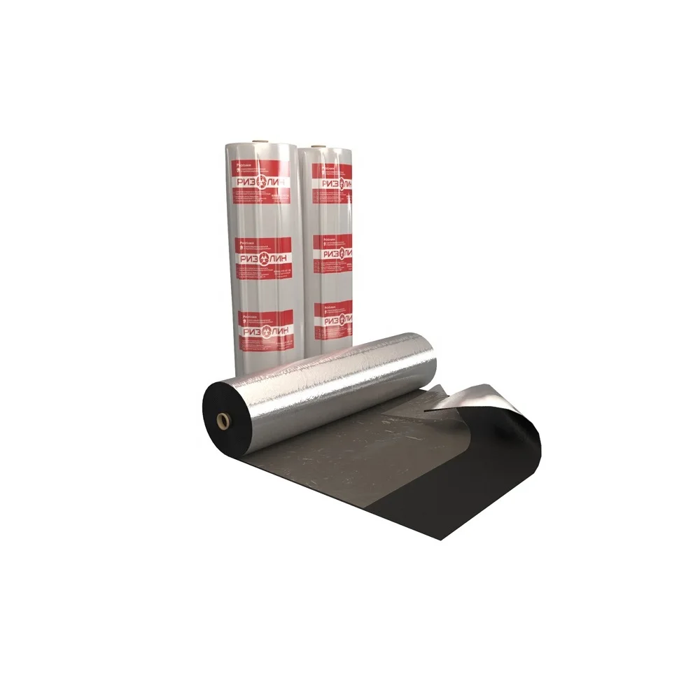 Rizolin Fsa - insulation material, parameters 2.5mm, fiberglass, bitumen, material for building insulation