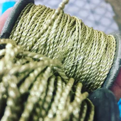 Sparkle cord Macrame Cord Wholesale 2mm 3mm 4mm Cotton Customized Technics Time Lead Packing Pcs Color Support Feature Textile