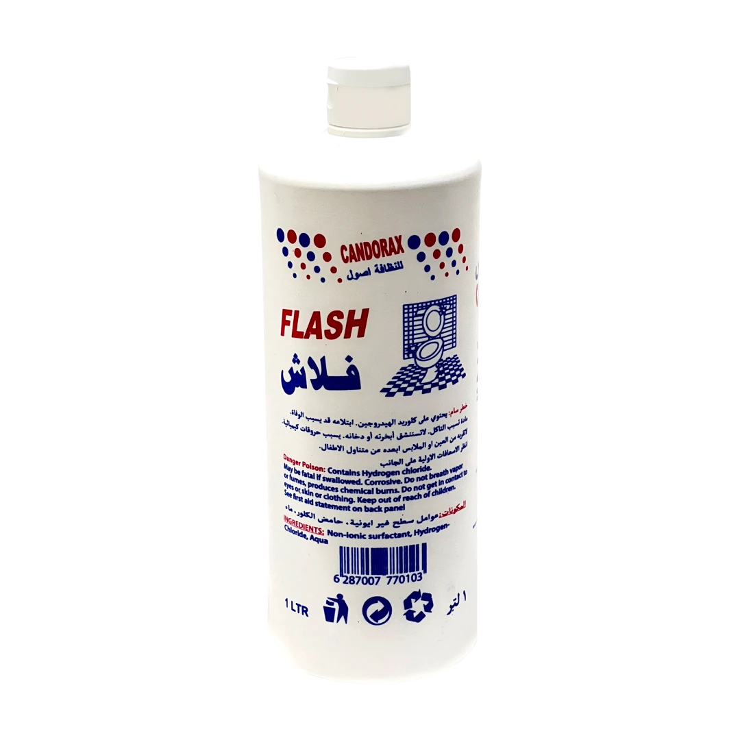 Flash Toilet Cleaner 1Lit removes tough blemishes, rust and kills germs wholesale from Saudi Arabia