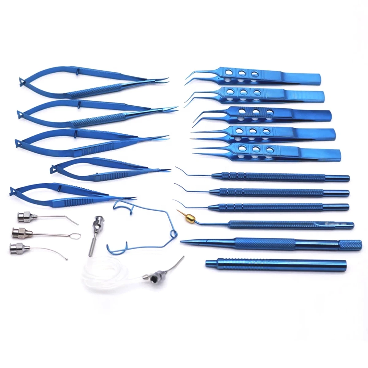 Eye Micro Surgery Surgical Ophthalmic Instruments Set Ophthalmology Forceps Kit Eye Ophthalmology Micro Surgery Instruments Set