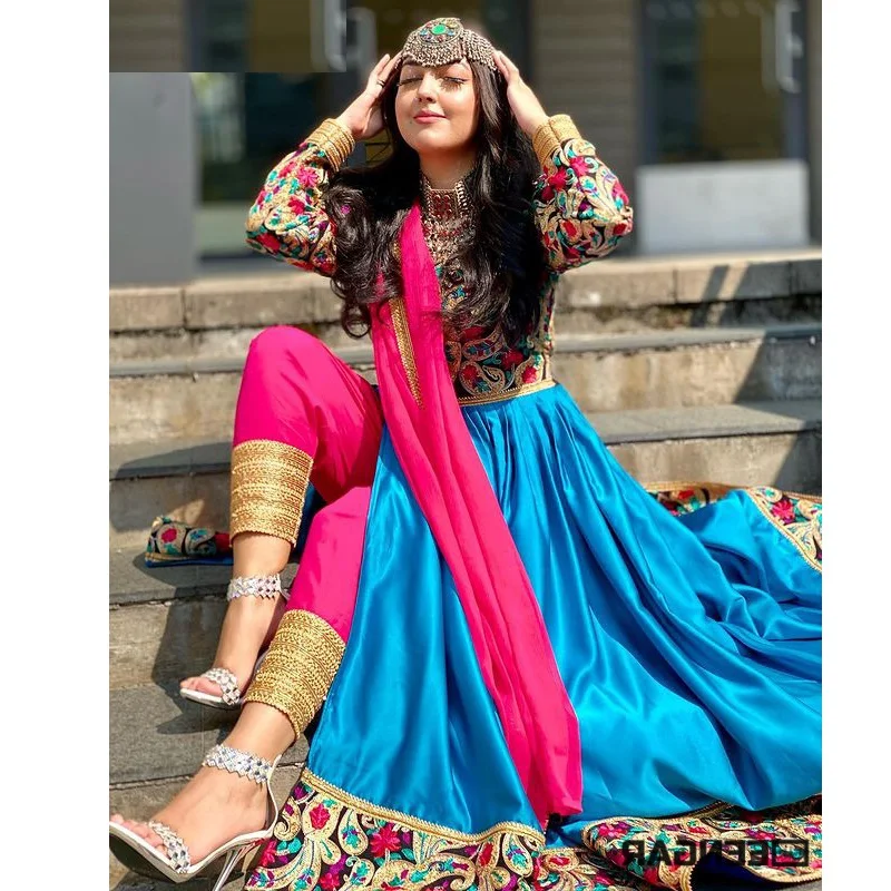 new hot design afghan vintage kuchi pashtun tribal gypsy dress Afghani Kuchi Dresses Afghani suit frock long dress IQ.WAL.AF.106