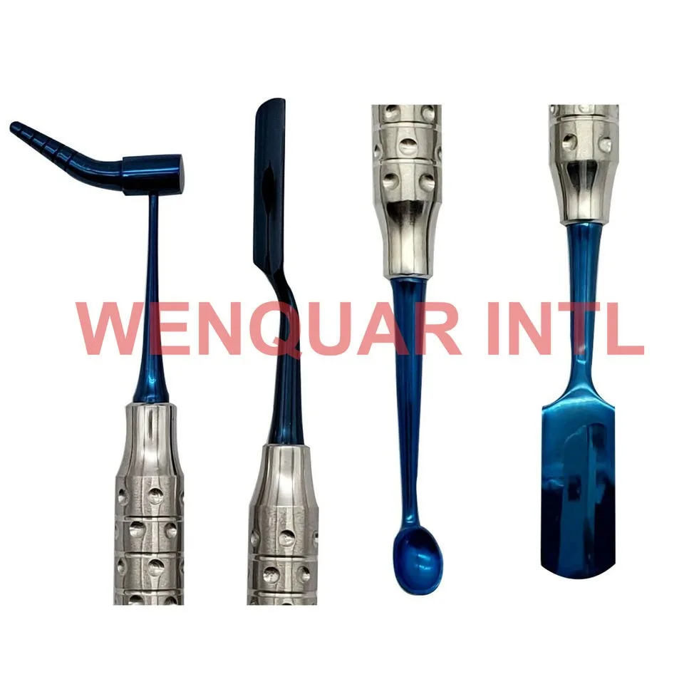 High Quality Surgical Dental Implant Bone Graft-Carrier Titanium Coated Pluggers and Packer