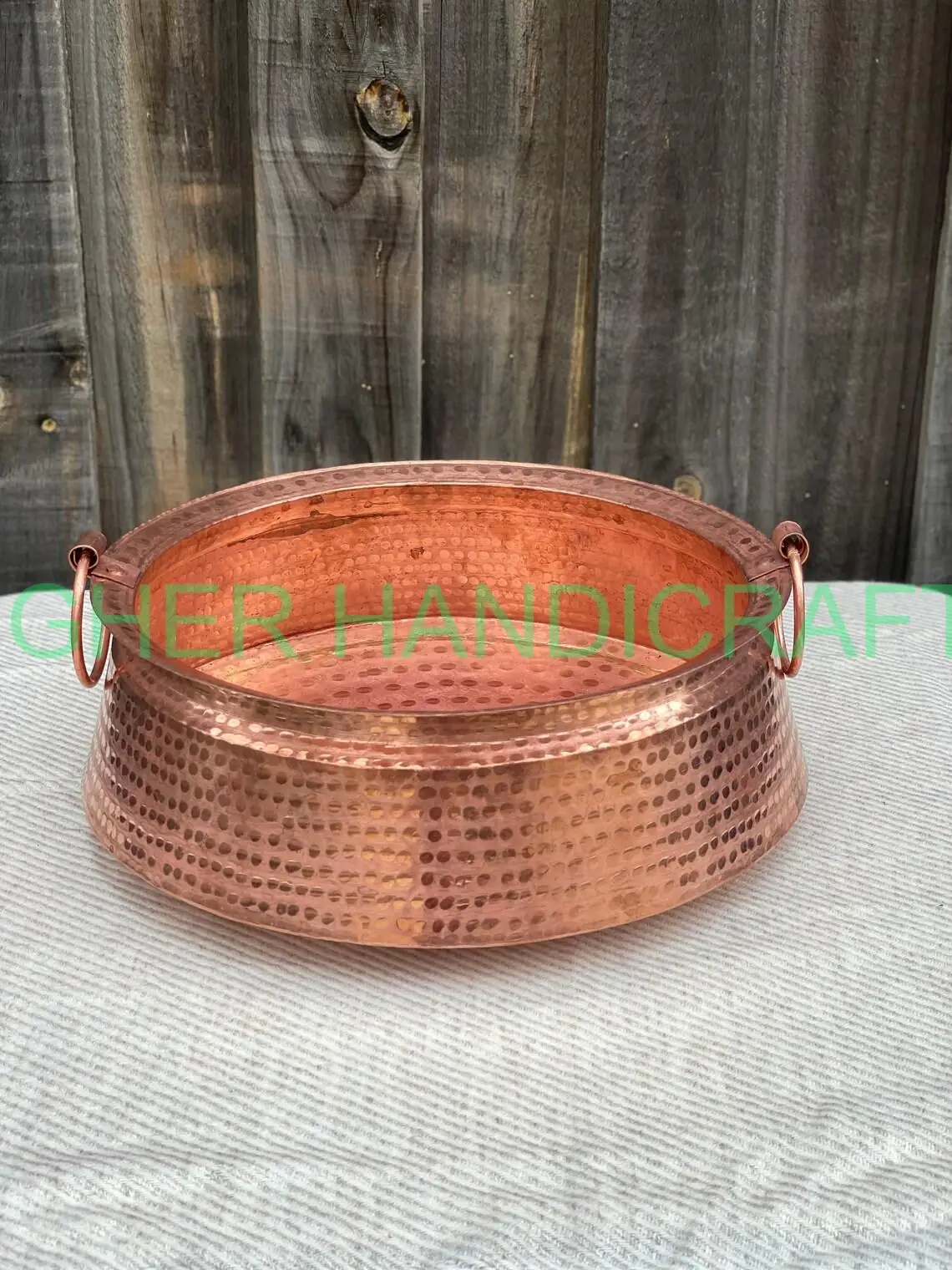 Metal Pedicure Bowl Copper Spa Bath Bowls Foot Massage Pedicure Tub Flower Decoration Bowl
