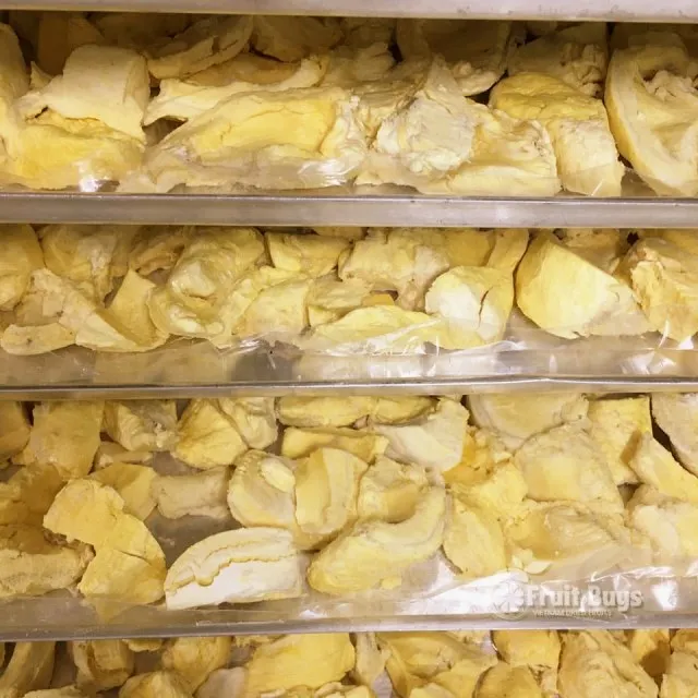 Vietnam Dried Durian Chips Fruit Naturally Delicious Ripened Freeze Durian Fruit For Healthy Vegetarian Dried Preserved