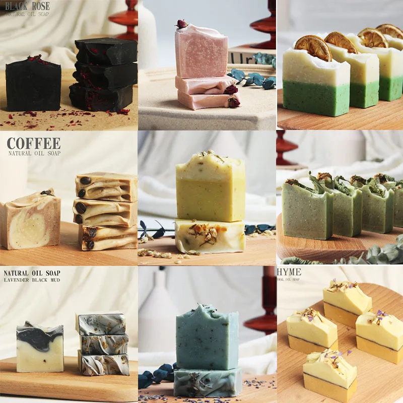 Custom Private Label Organic Glycerine Handmade Baby Whitening Body Toilet Brightening Soap For Flower Natural Bath Soap Bar