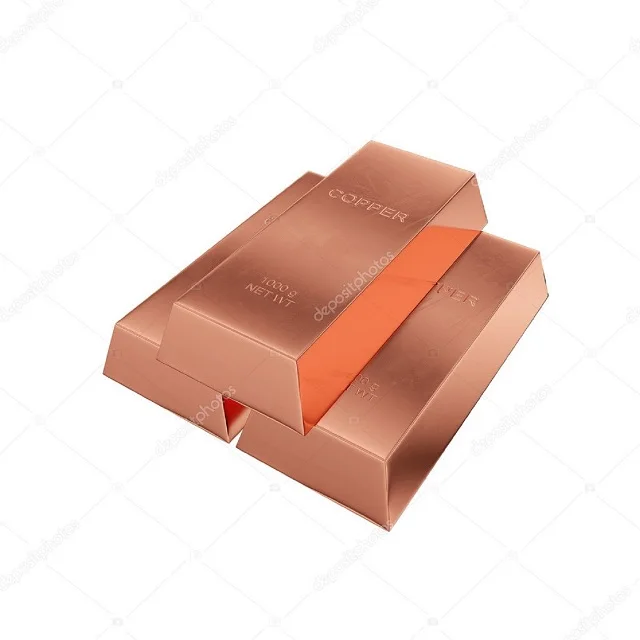 Copper Ingots Pure Copper Ingot 99.999% Phosphorous Copper Ingots