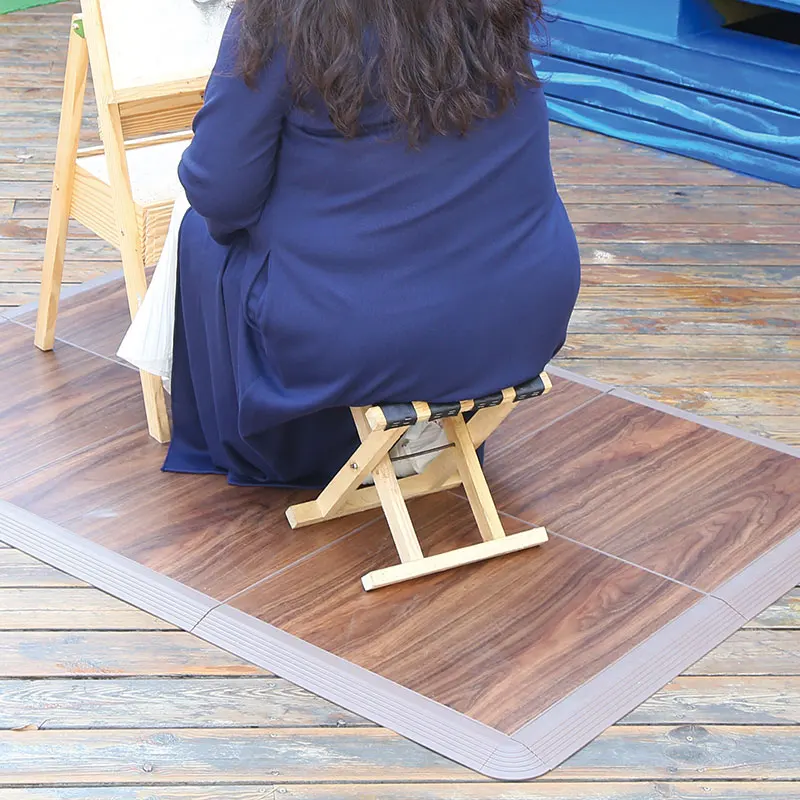 1.53x1.53ft Wholesale Anti slip Wedding Flooring Portable Event Dance Floor for Sale