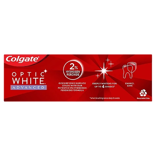 Colgate Optic White 200g Toothpaste Mint Flavor Anti-Cavity Dental Paste Adults Children Herbal Home Use World Wide Shipping
