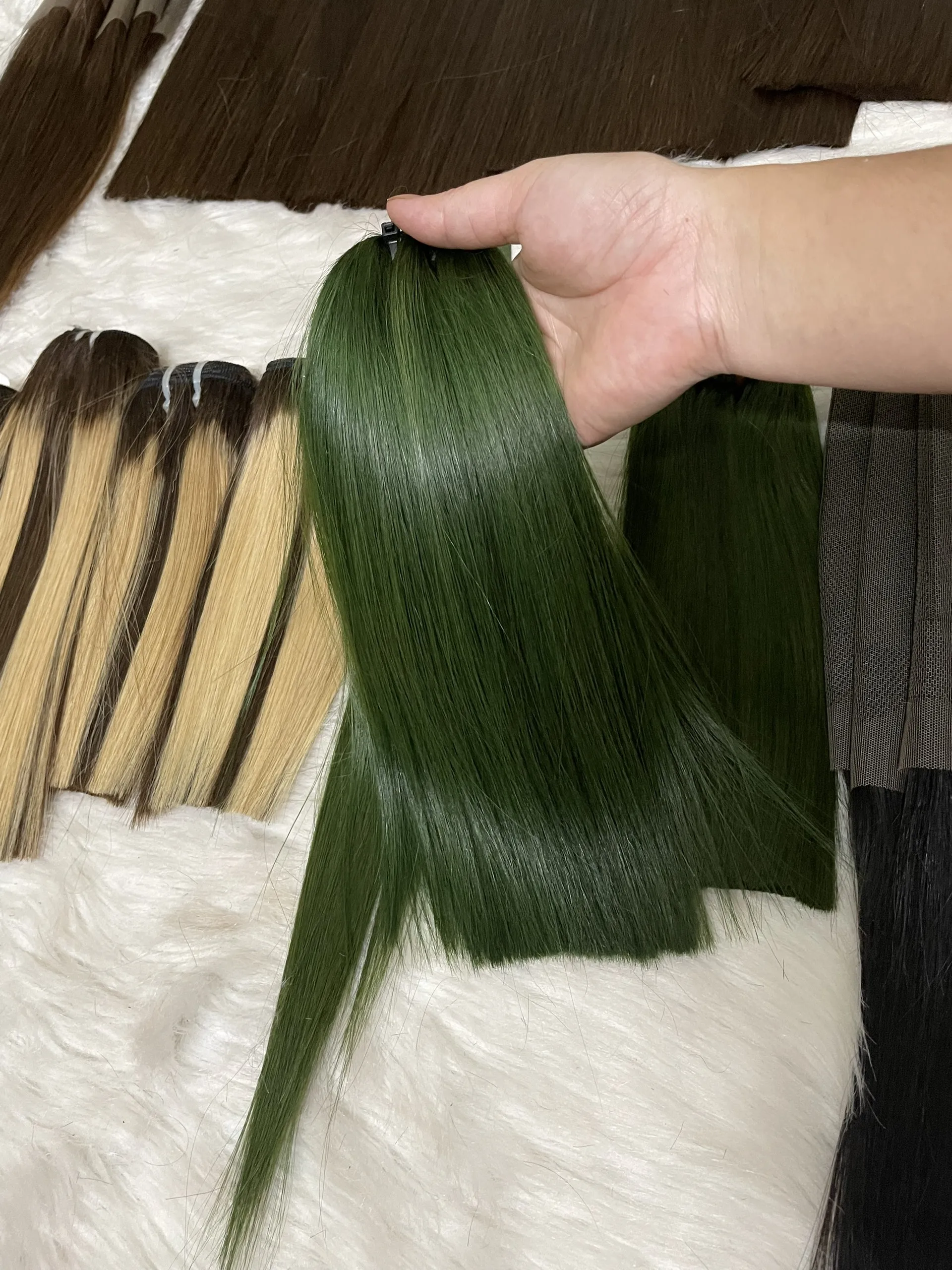8 To 40 Inches Vietnam Real From Rawhair Vietnam Factory Bone Straight Human Hair 22 Inches