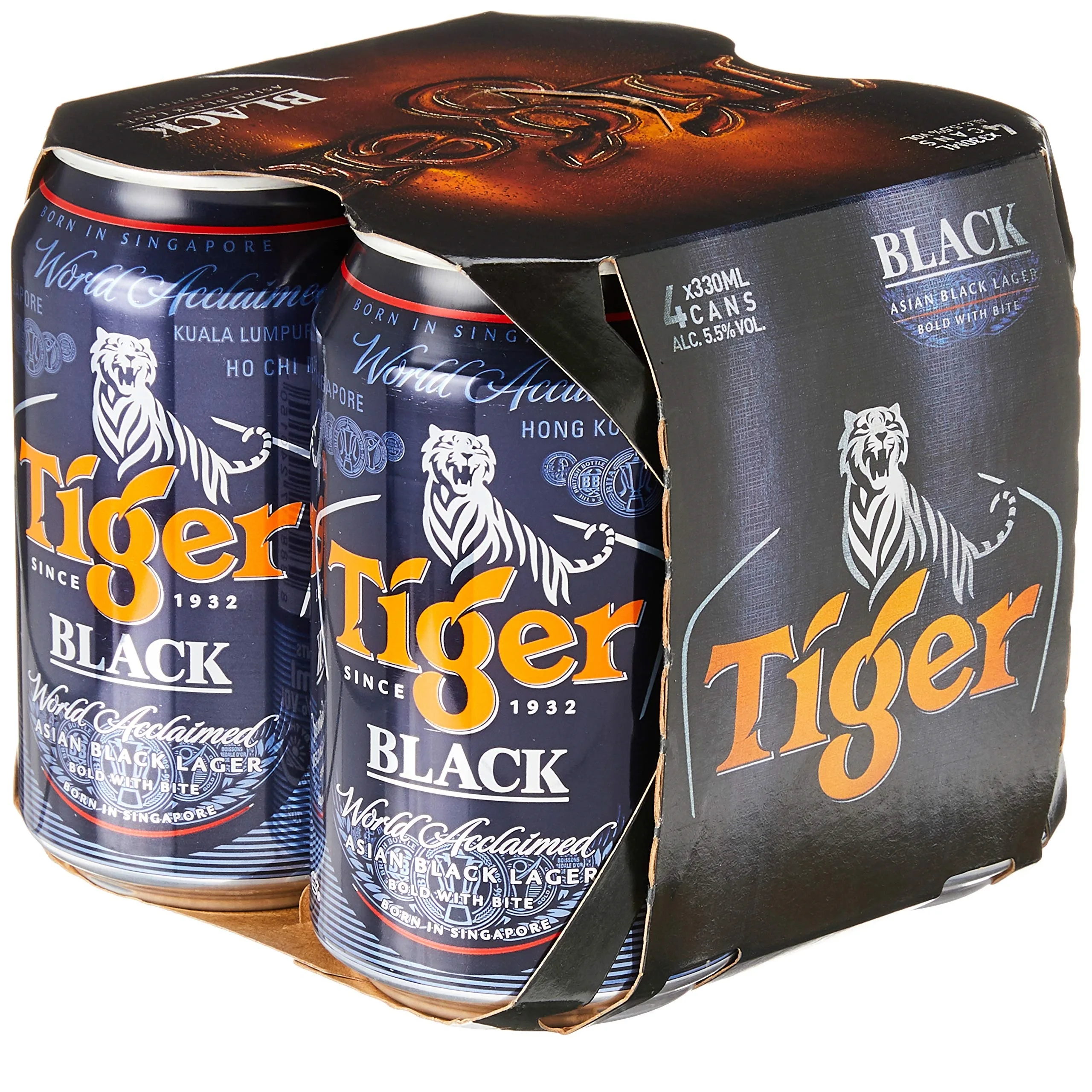 Wholesale Best Seller Beer Tiger Beer 330 ml x 24 cans - Tiger Black Strong Beer Bottle 330ml