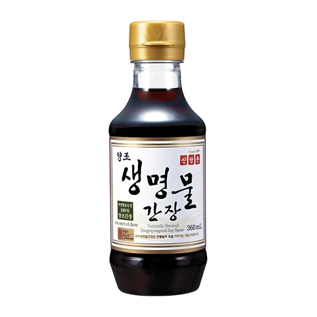 (SHINANGCHONSANGHOE)- natural brewed sengmyongmul soy sauce underground fermented no preservatives KOTRA