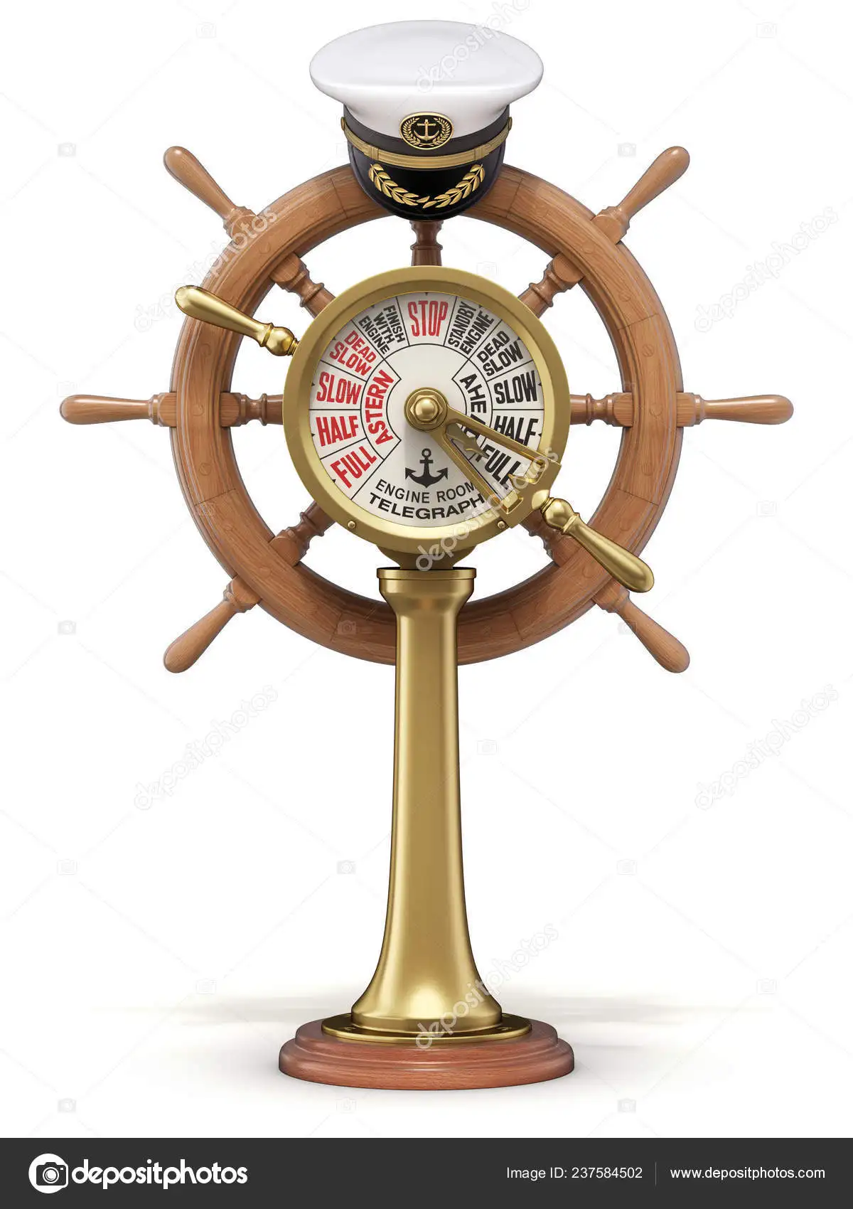 Old style Collectible Marine Brass Telegraph Nautical Designer Metal Crafts vintage Nautical Style Telegraph cheap price