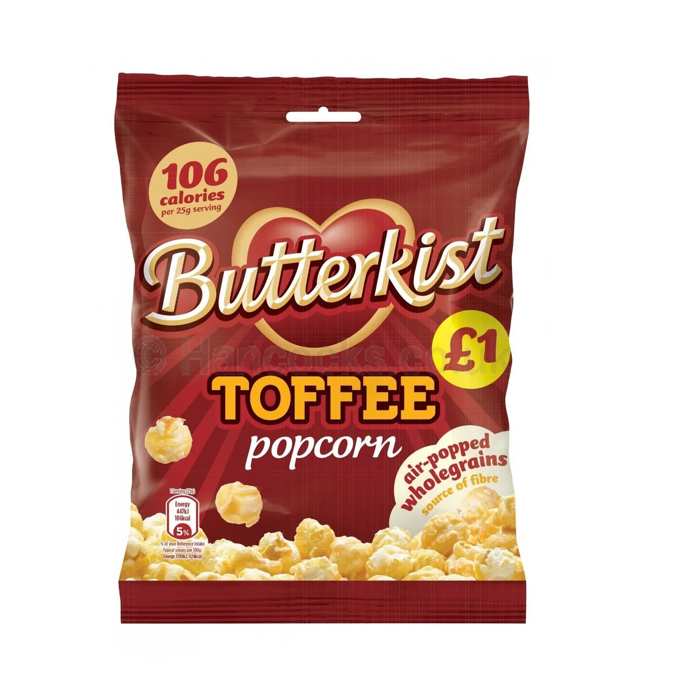 Butterkist Crunchy Toffee Popcorn 140g Snacks Wholesale Buy