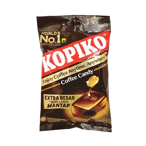 Оптовая продажа из Индонезии коричневый черный кофе жесткие конфеты капучино ароматизированные таблетки жевательный блистер Китай