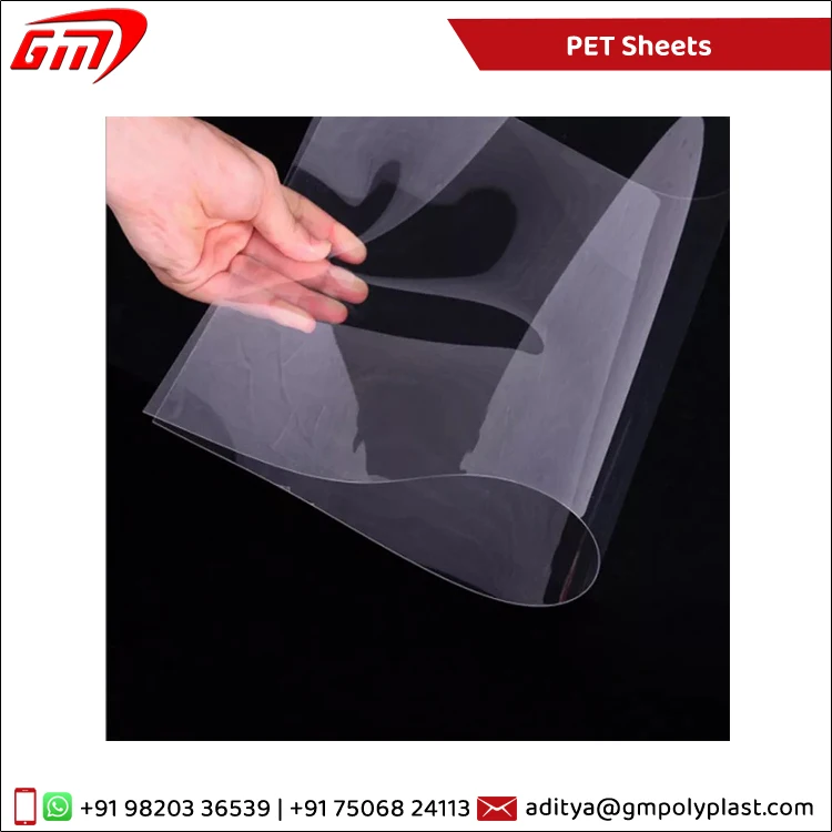 Exceptional Quality Widely Selling Premium Grade 100% PET Plastic Material Sheets at Wholesale Price