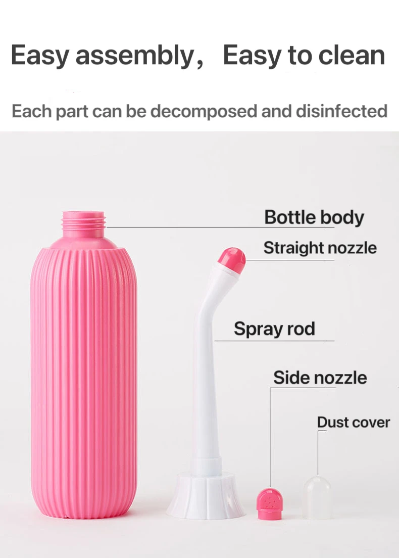 Custom Mini USB Rechargeable Electric Travel Bidet Postpartum Care Peri Bottle Feminine Wash portable bidet 2l