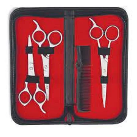 Good Quality hair Cutting scissor with finger rest Stainless Steel