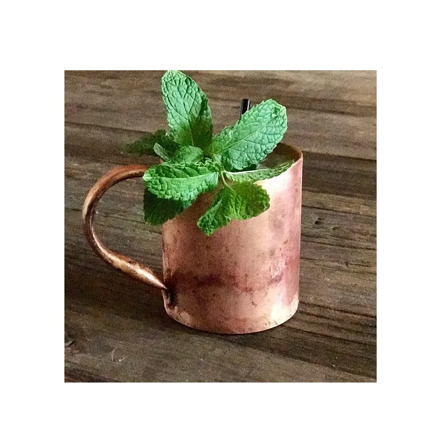Straight Antique Moscow Copper Mugs