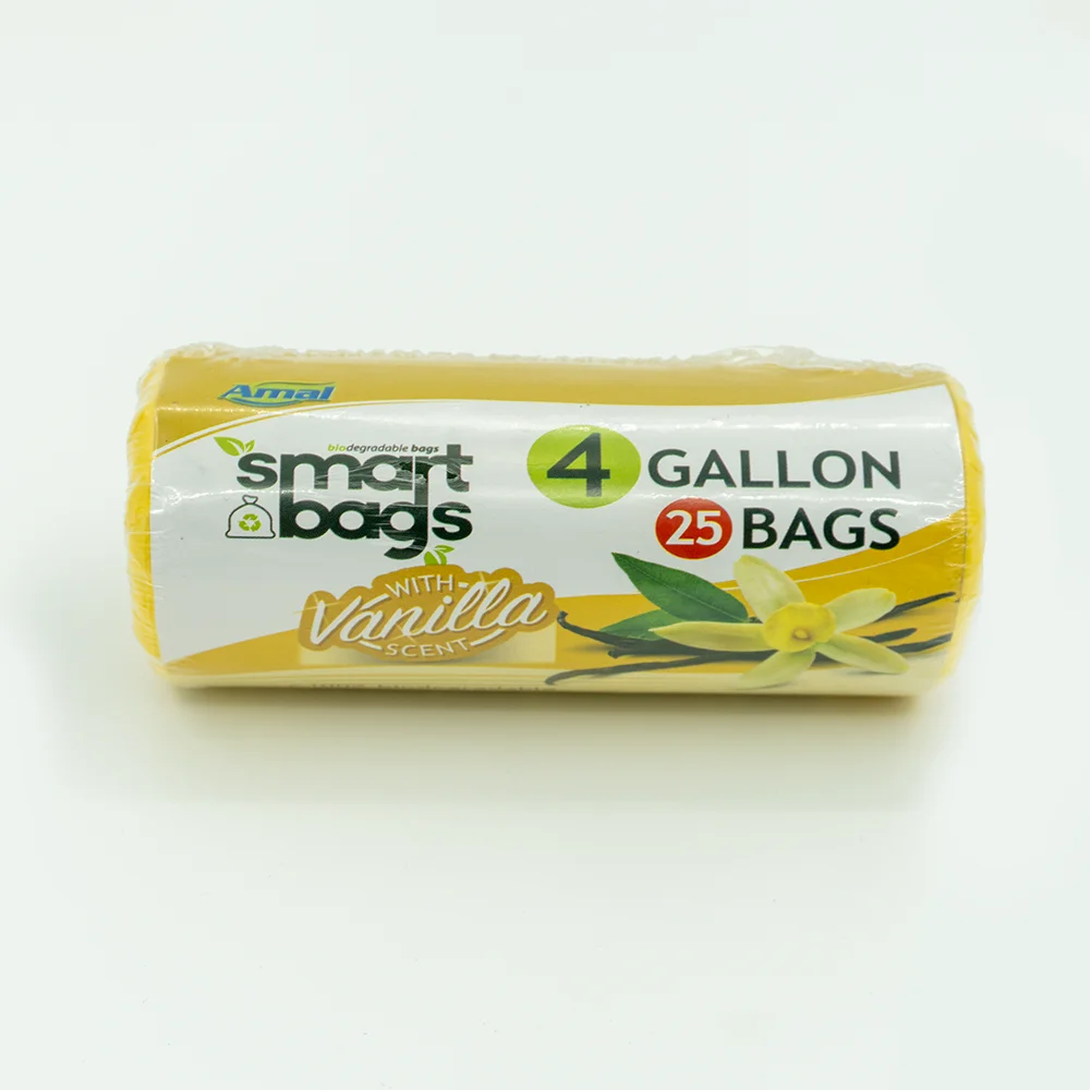 4 Gallons Scented Trash Bags on Roll Plastic Bags Wholesale Vietnam Supplier Hanoi Plastic Bags Trash Bin Box