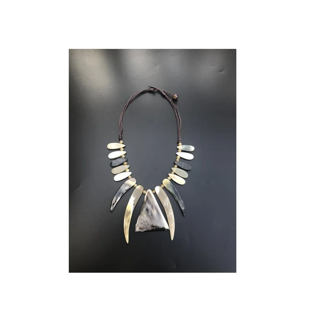 Top Trending Handmade Horn Necklace jewelry Indian necklace for ladies fashion Handmade jewelry for girls from India
