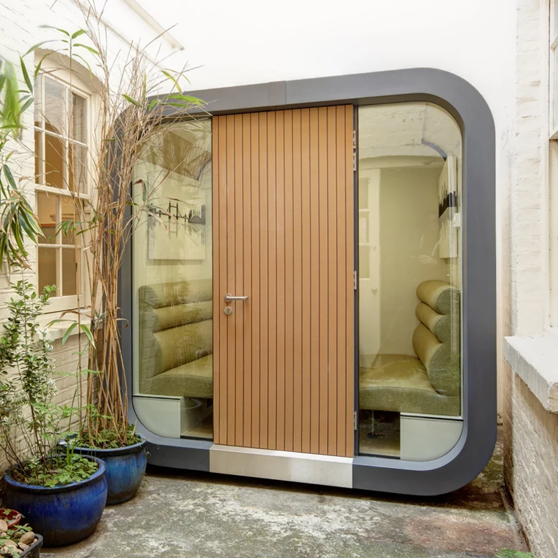 High-Quality Office Telephone Booth Meeting Pod Mobile House Prefabricated Office Pod Homes