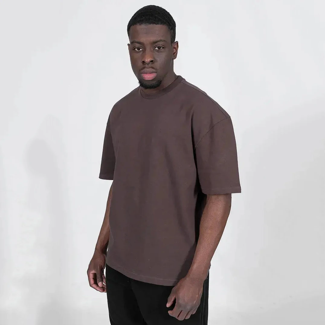 Custom mens oversize T-shirt Print logo 100% cotton plus size tee shirt big and tall t-shirts loose fit t shirt