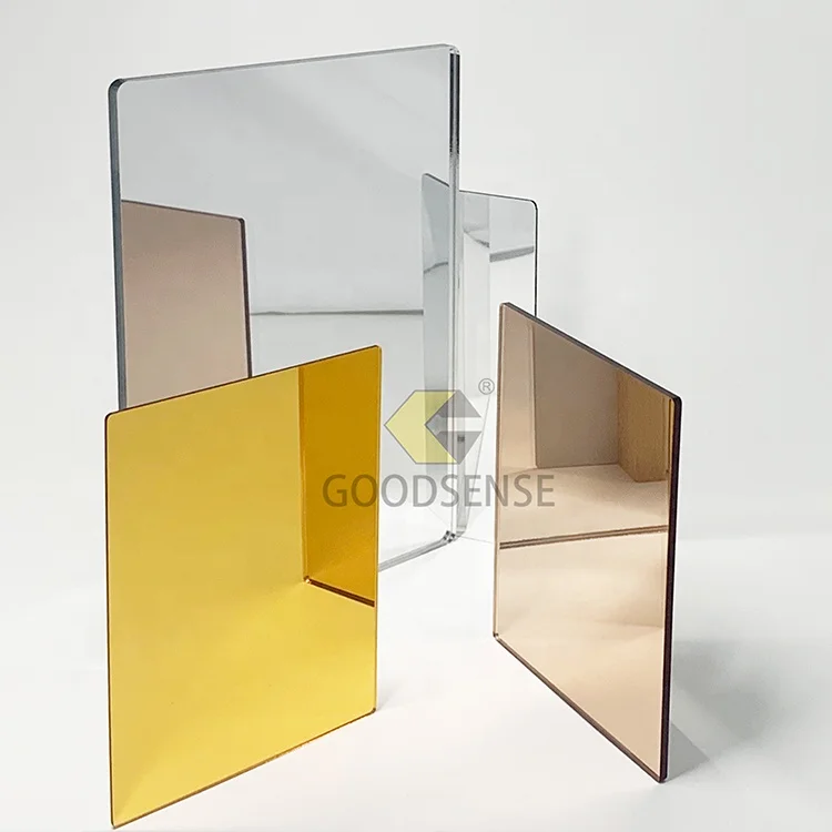 Goodsense Acrylic Double Sided Mirror Supplier Flexible Online Plastic Mirror Sheet Espejo Acrilico for Advertising Design
