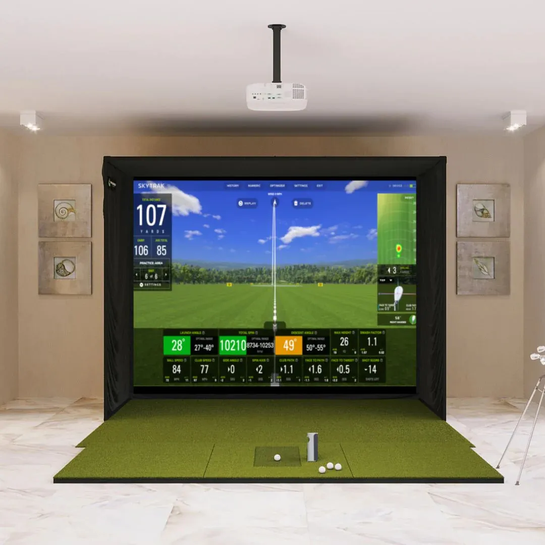 HOT SKYTRAK+ SIG10 GOLF SIMULATOR PACKAGE