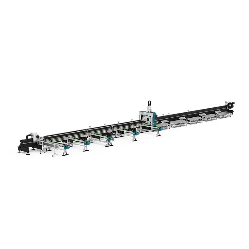 2023 Reasonable price 4000w 8000w 15kw fiber laser cutting machine tube fiber laser cutting machine 12 meters with servo motor
