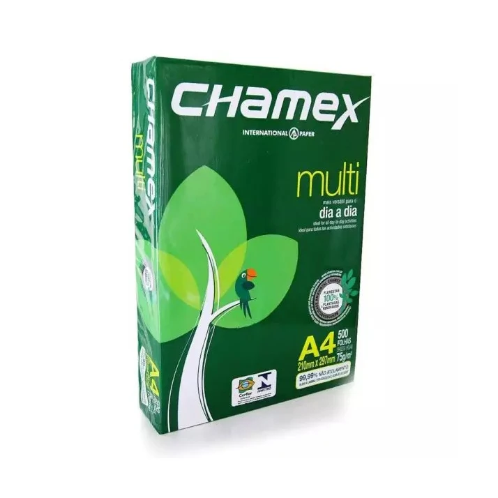 Качественная копировальная бумага A4 70/75/80 gsm Офисная A4/копировальная Chamex упакованная 500 листов на пачку 5 штук в коробке