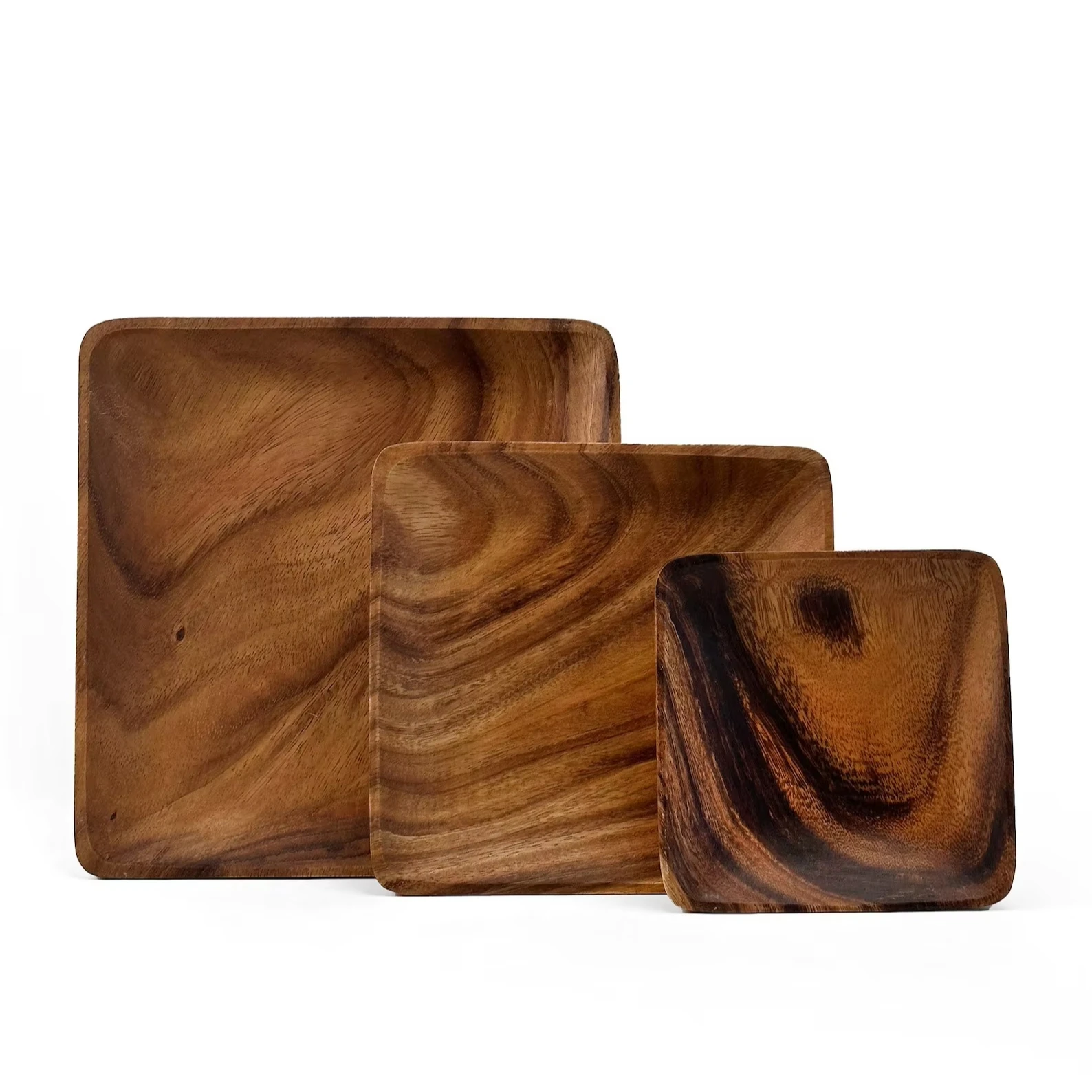 Well High Quality Natural Wood Serving plate & Food Safe Gods Homeware and Kitchenware & Tableware By LUXE HOME DECOR