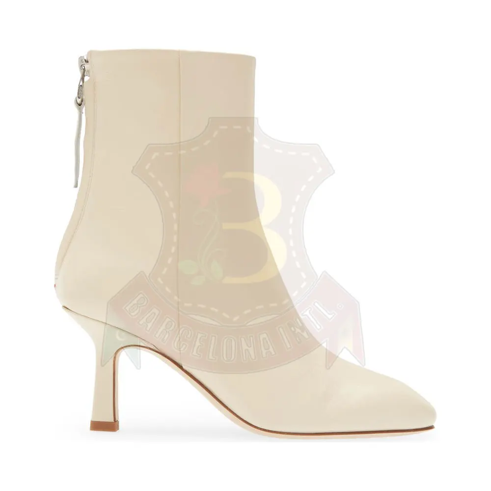 Top Grade Quality European Style Elegant Ladies Boots Shoes High Heel Ankle Boots For Women