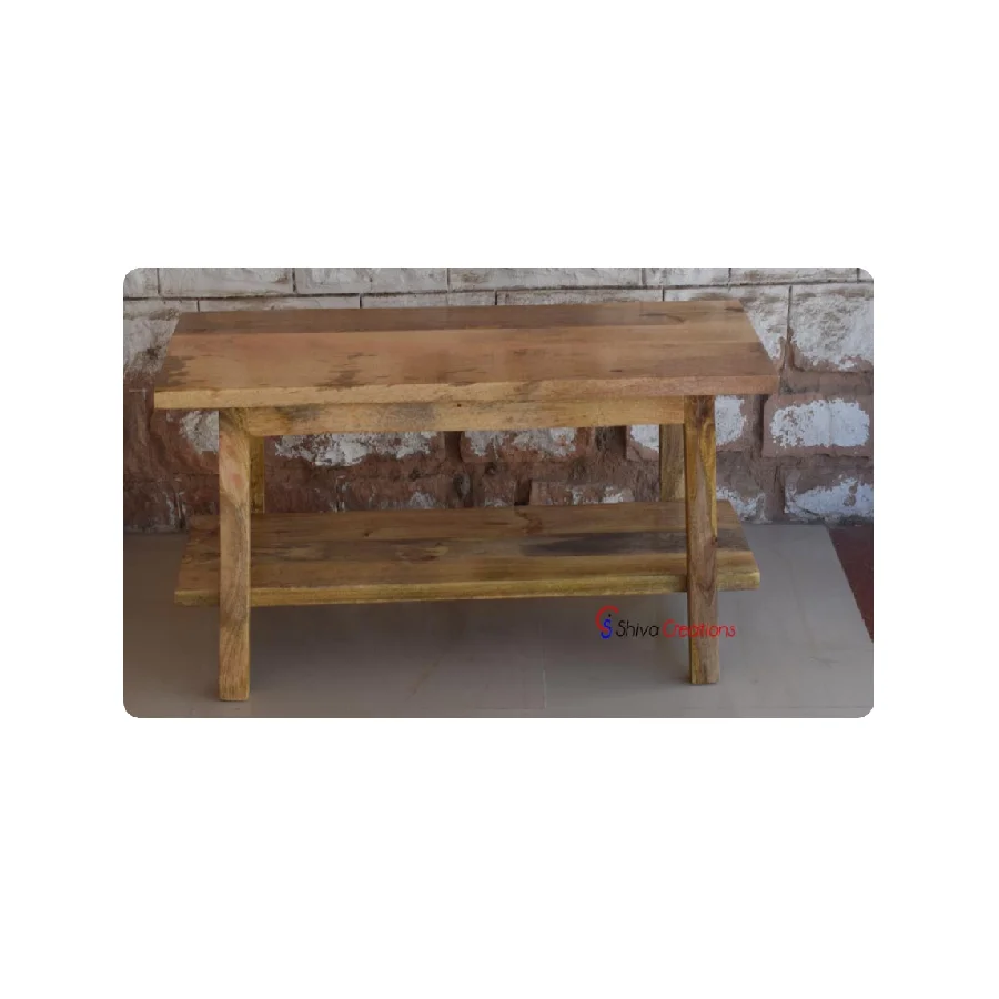 High Quality Custom Wooden Bench Indian Mango Wood Furniture Indoor Modern Wood Furniture Mango Furniture