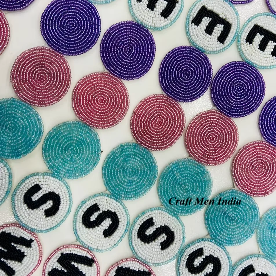 SWIFTIE Handmade round Seed Beaded Strap Unique Design Colorful International Standard round Beaded Belts for cross body straps