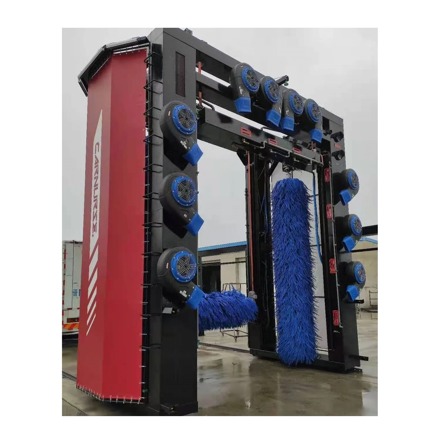 2024 Best-selling rollover gantry type touchless automatic 360 car wash machine car dryer blower customization