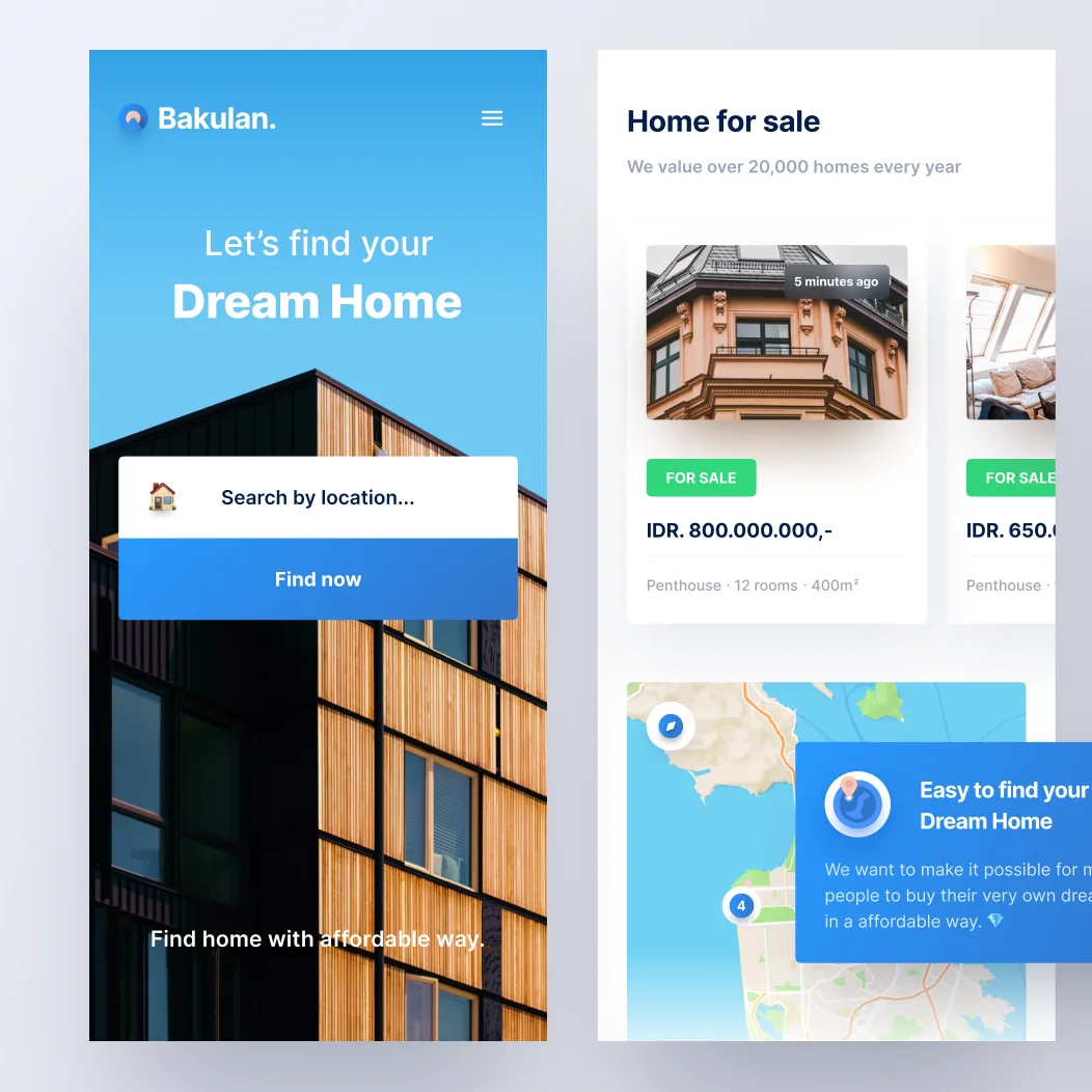 Real Estate Buy, Sell, Rent Property Website Design And Mobile Application Development