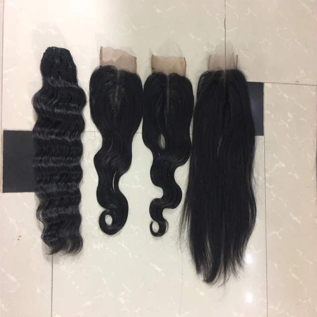 100% Virgin Raw Hair Double Weft Bundle Body Wave Remy Extensions Custom Logo Made in Vietnam No Chemical Processing