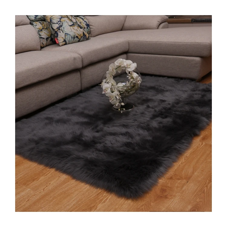 Fur Rug Carpet For Living Room Bedside Fluffy Mats Faux Fur Rug Machine Washable Furry White Faux Fur Rug