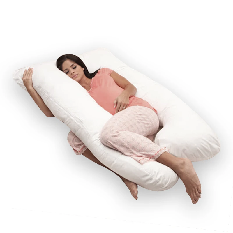 Highly Recommended Top Quality Grade U Shaped Pregnancy Pillow Made From High Quality Range Microfiber For Maternity Use
