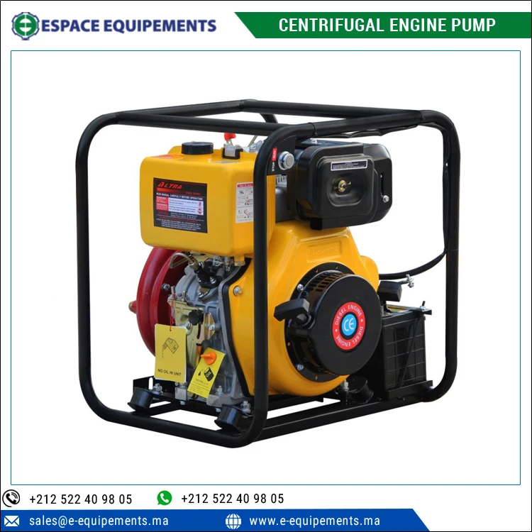 Best Quality Durable and Reliable High Pressure Centrifugal Diesel Engine Water Pump for Emergency Recuses, Construction Site