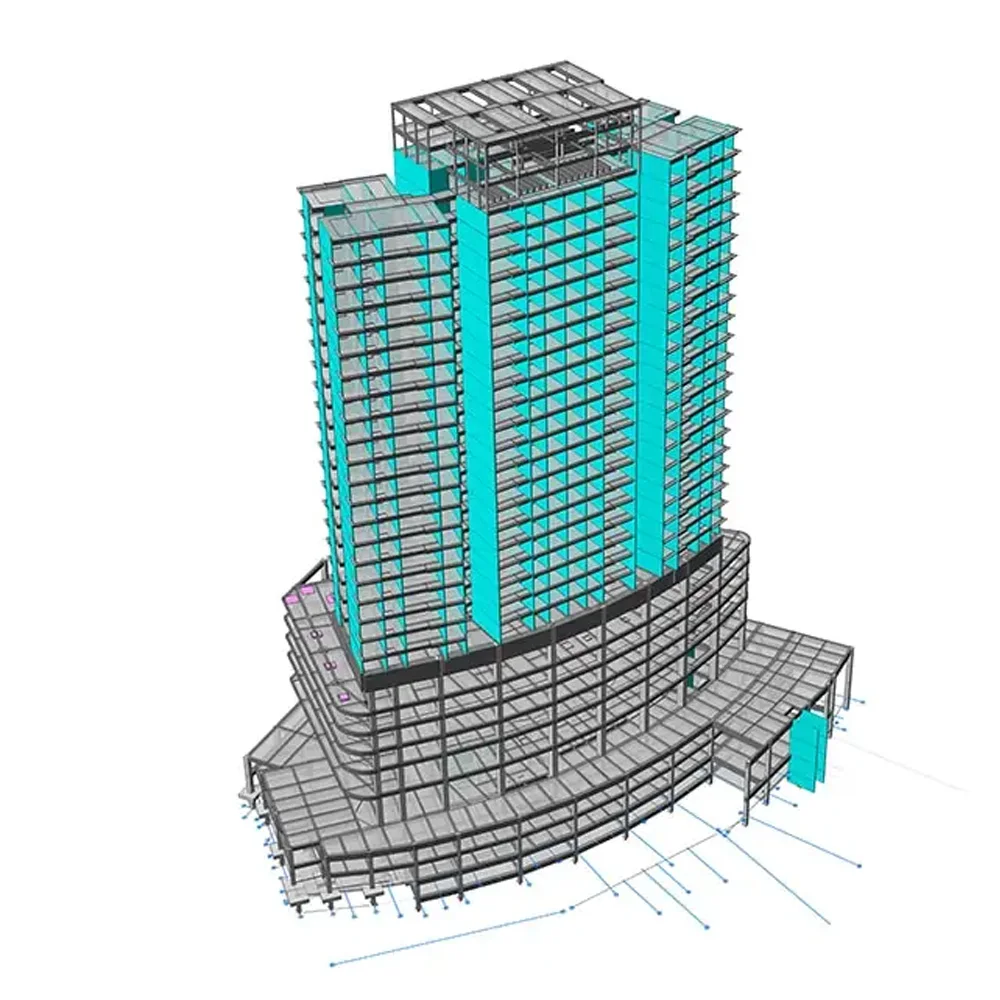 Structural Design Solutions for Villa Compliant with Local Zoning Codes and Building Regulations 3D Modeling Design Services