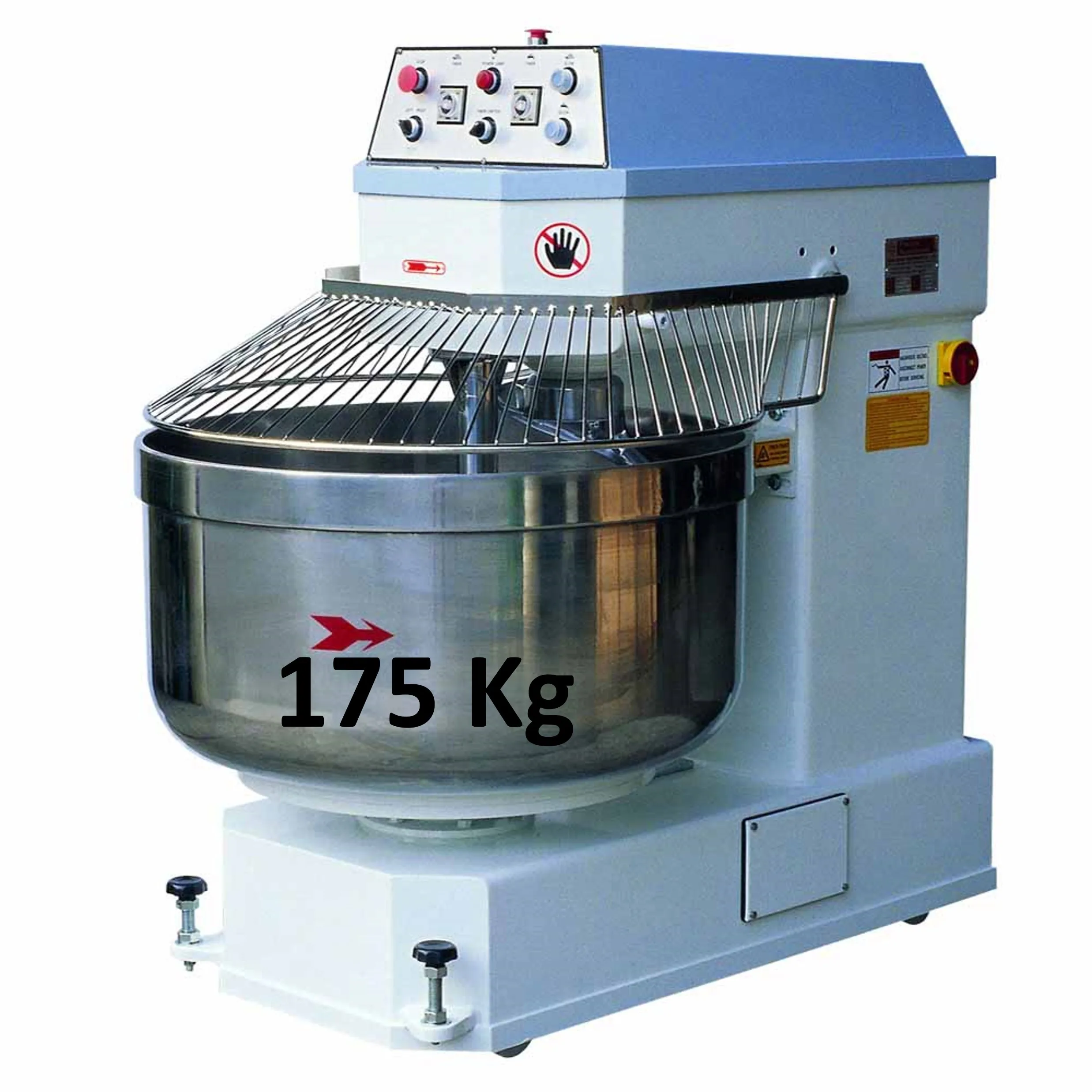 commercial heavy duty 175 kg spiral dough mixer bakery bread maker machine flour kneading mixer