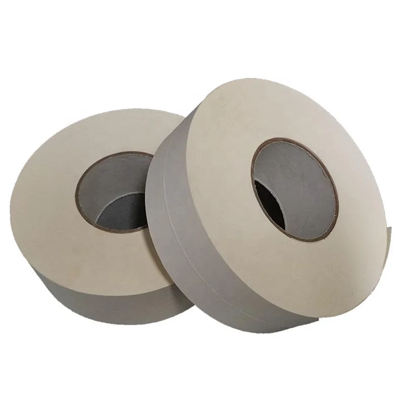 NQFIBER Hot Sale Printed Drywall Joint Kraft Tape  Custom 50mm*75m Drywall Plasterboard Waterproof Drywall Joint Paper Tape