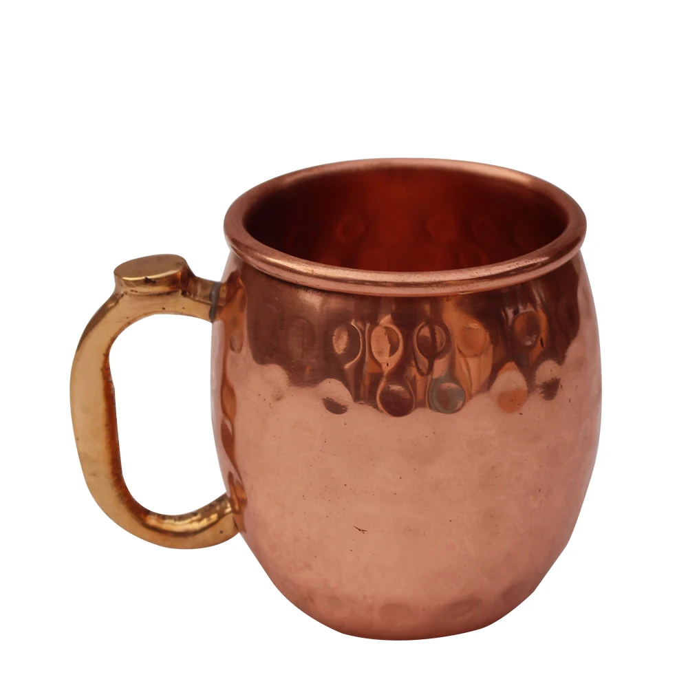 Handmade High Quality Copper Mugs With Handles 100% Pure Copper For Health Benefits Water Drinking