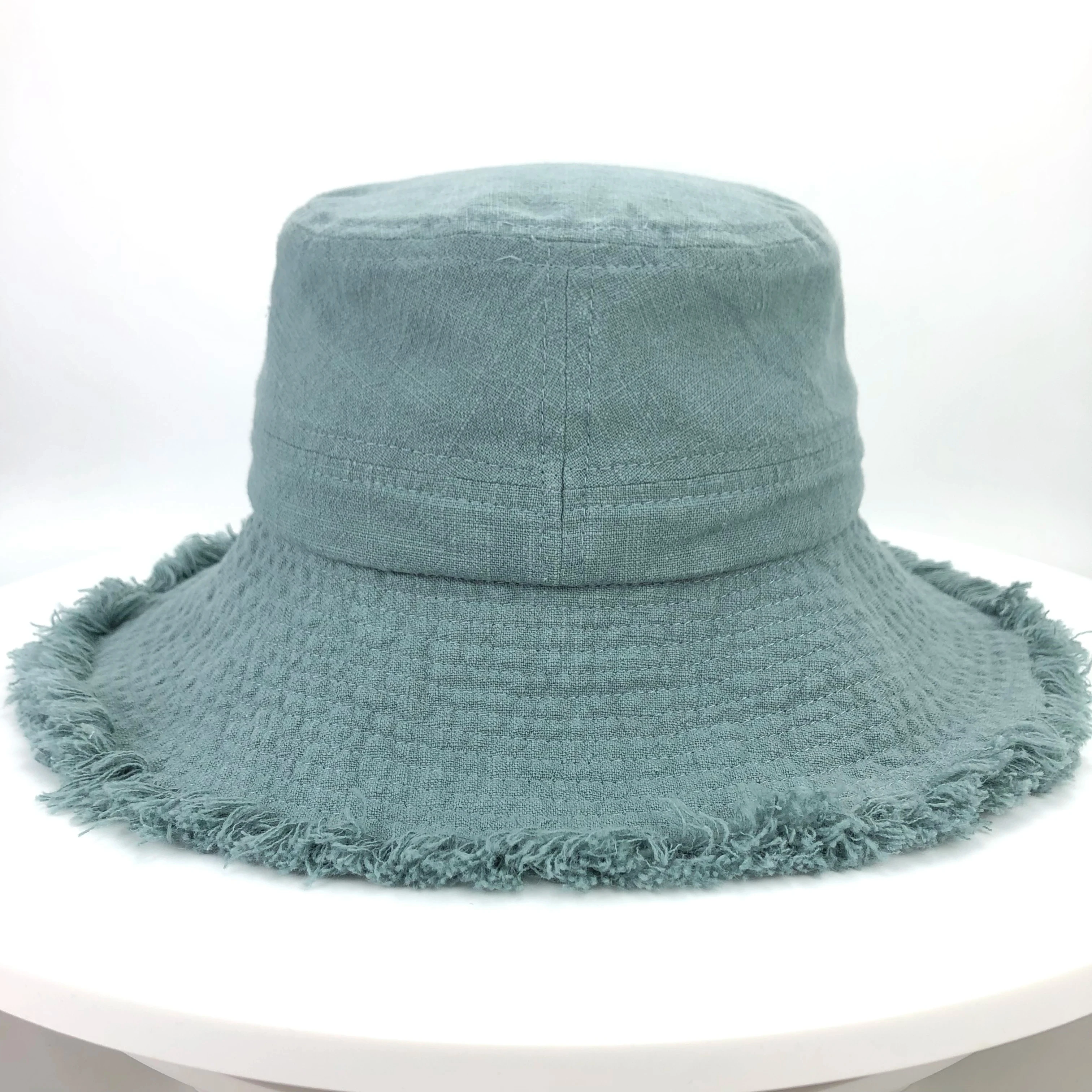 New Style Wholesale Custom Hemp Bucket Hat Fisherman Hat Men Women Outdoor Bucket Cap for men and women