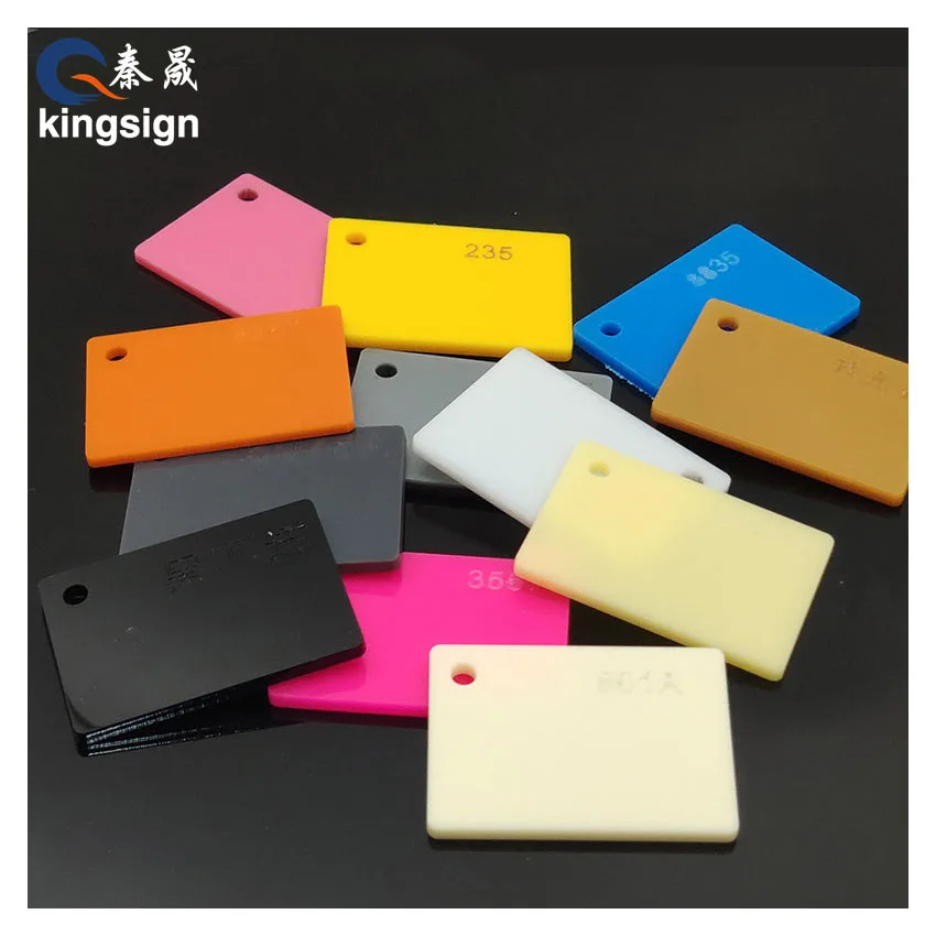 Kingsign 12'x20'  3mm thickness pastel colored acrylic pmma sheet for art crafts gifts