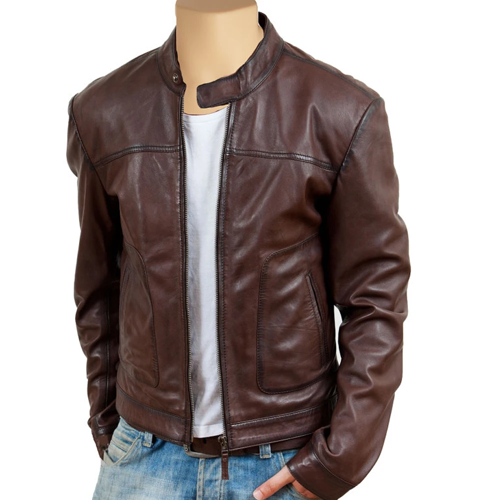 Jacket Leather for Mens Men Fashion Designs Boys Classic Biker Jacket Motorcycle Pu Faux Leather Jacket for Men