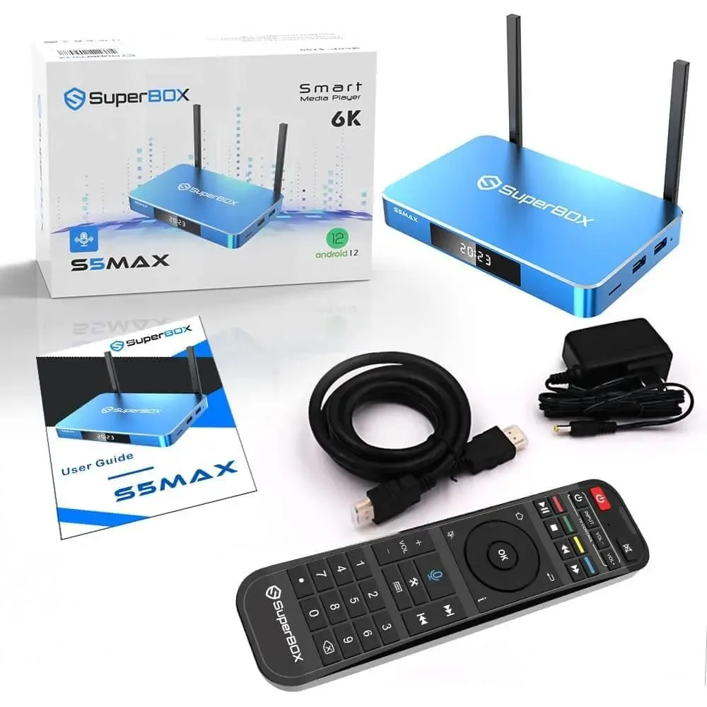 Superbox S5 Max / S4 Pro двухдиапазонный Wi-Fi умный медиаплеер лучший iptv Box в США андроид декодер Tv