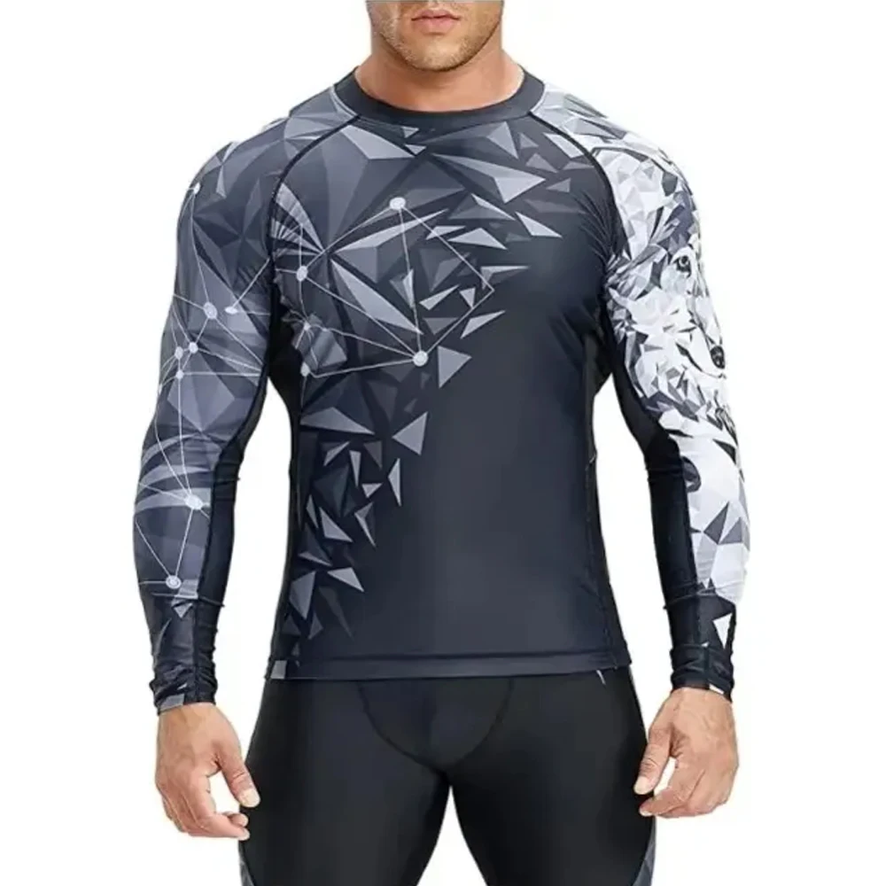 Высокое качество оптовая продажа mma rashguard для мужчин на заказ rash guard
